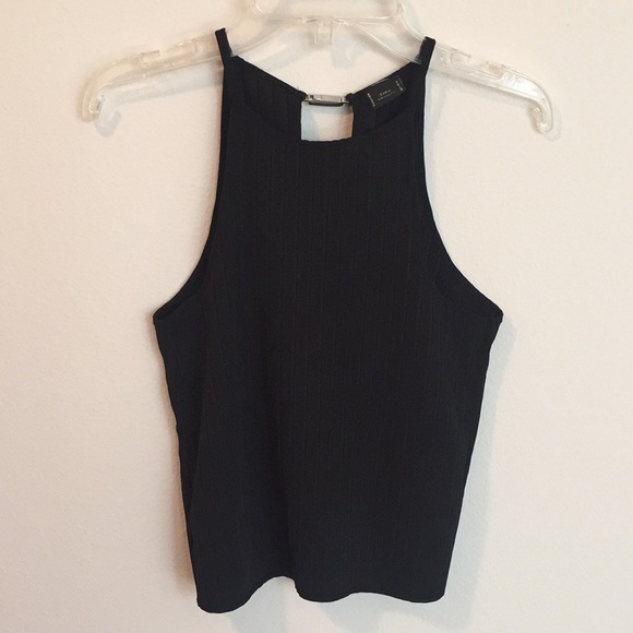 Zara Tops - Zara Small short black tank.